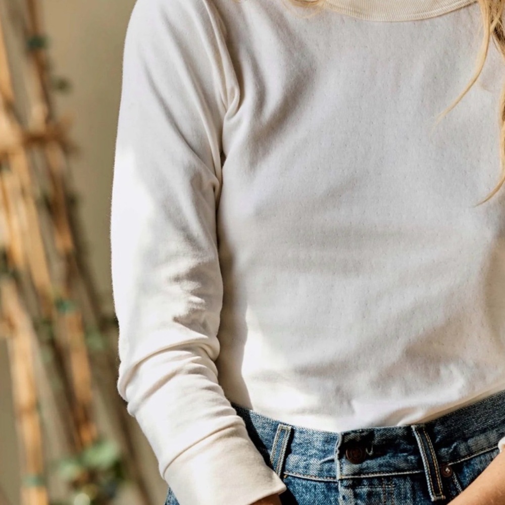 ISO Double-Knit Thermal in White (Size XS)
